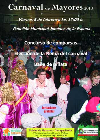 cartel Carnaval de Mayores 2013