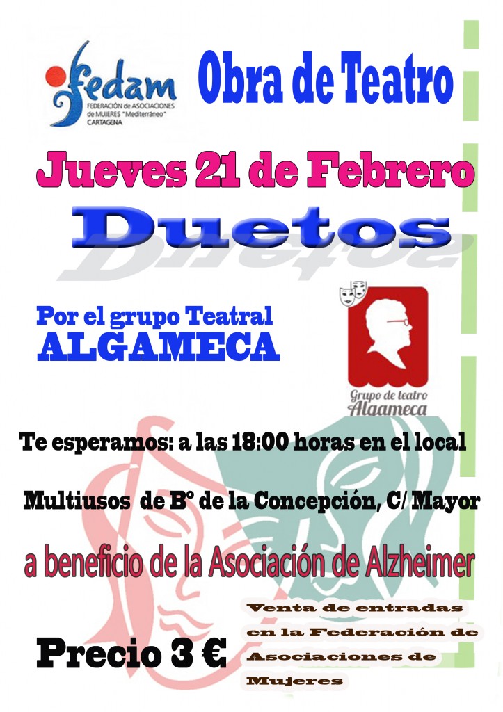 Función en beneficio de la Asociación de Alzheimer de Cartagena