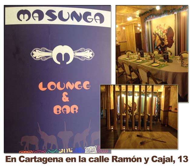 M A S U N G A !!!!!  Estamos en Cartagena en la calle Ramón y Cajal, 13.